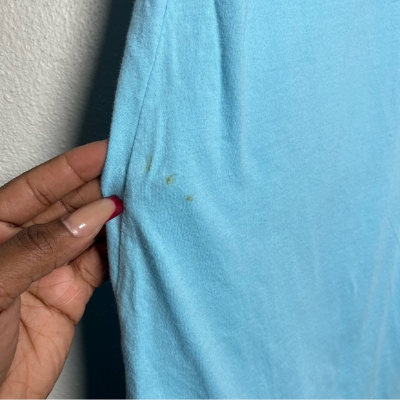 Johnny Was Women Tunic Top‎ Small Blue Embroidered Cotton Front Pocket Hippie - Picture 8 of 12